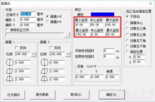 双头香蕉视频你懂的打标机两个振镜头打标幅面为100mm，怎么绘制两个振镜的打标内容呢