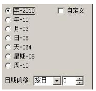 图 4-47 日期元素的参数定义